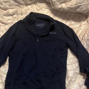 Navy blue half zip-up